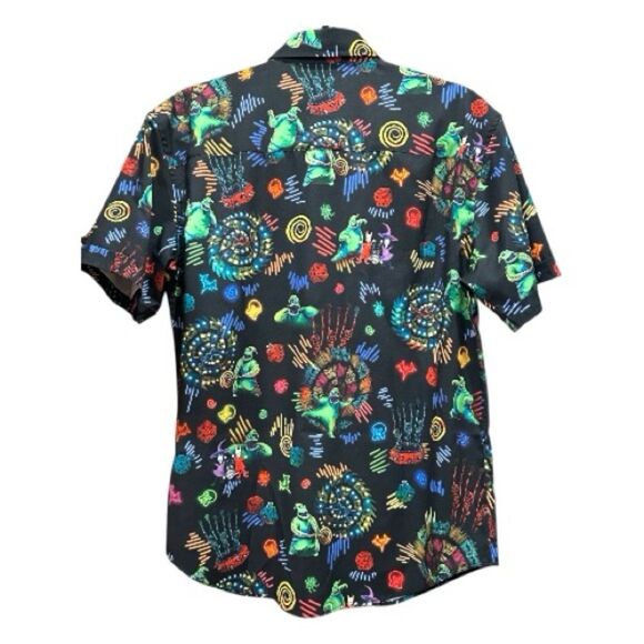 RSVLTS Men's Disney Nightmare Before Christmas Oogie Boogie button down - Picture 2 of 12